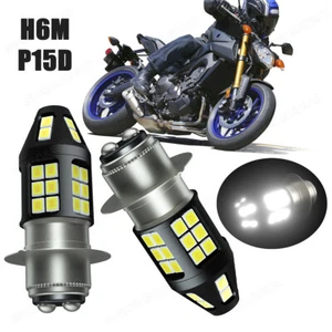 6V LED BULB LIGHT P15D-25-3 High/Low Motorcycle Scooter ATV Moped Headlight - Picture 1 of 13