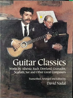 Guitar Classics Albenz Bach Dowland Other Great Composers Sheet Music Book - Image 1 of 4