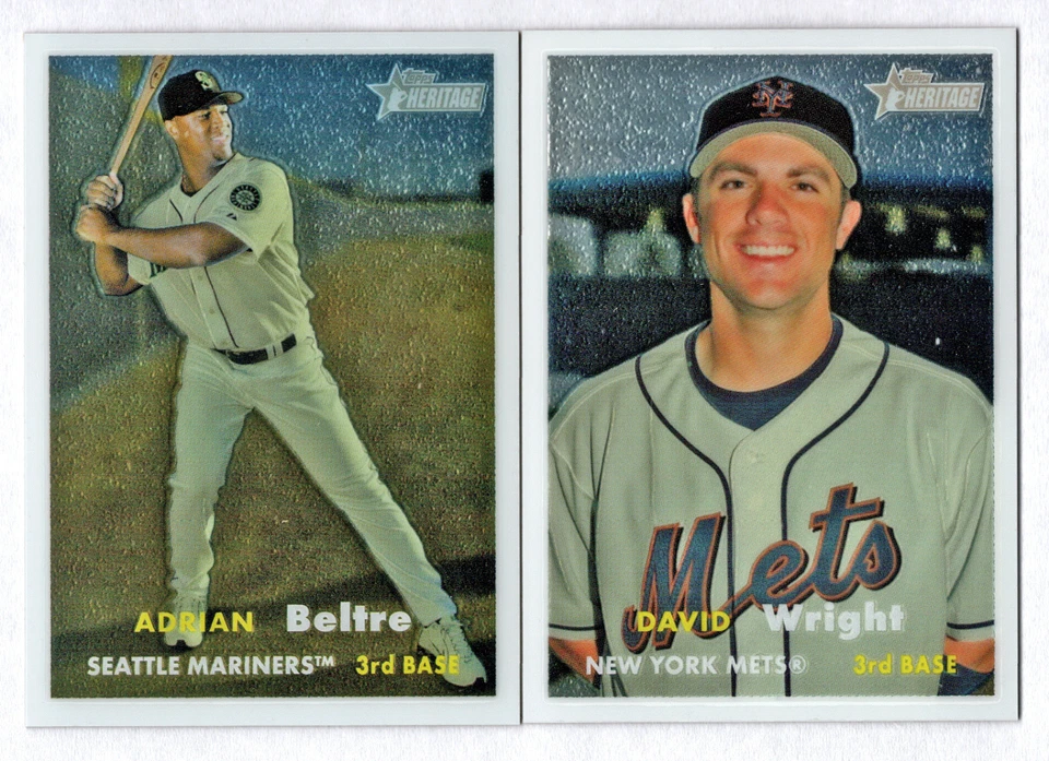 Insertos cromados Topps Heritage 2006 #/1957 #1-110 termina tu conjunto, tú eliges Foto 1 de 1