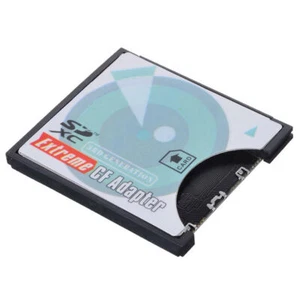 SD SDHC SDXC To CF Compact Flash Memory Card Adapter Reader SD to TF Card - Picture 1 of 7