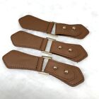 6Pcs Pu Leather Leather Clasp Fasteners Snap Toggle  Trouser Bag Replacement