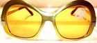 NEOSTYLE YELLOW LENS 70'S SUNGLASSES MADE GERMANY Like B&L Elvis Presley Vintage