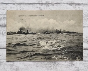 AK Hochsee S Torpedoboots Division Postkarte Militaria Schiffe Ansichtskarte alt - Picture 1 of 2