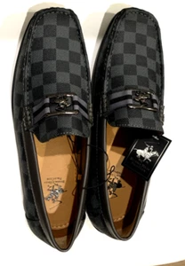 Bevererly Hills Polo Club Mens Dark Gray Loafers Size12 - Picture 1 of 5