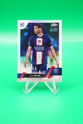 2023 Topps Chrome Base Refractor #125 Hugo Ekitike R6220J - Image 1 of 2