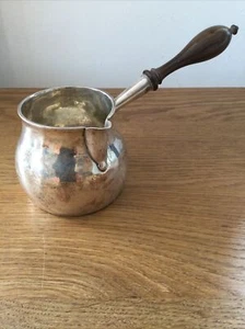 ANTIQUE SOLID SILVER IRISH BRANDY SAUCEPAN MOST PROBABLY 1724 - Picture 1 of 6