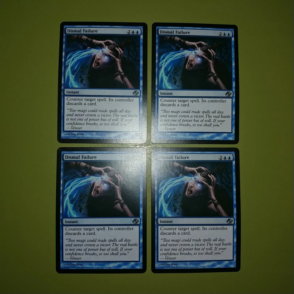 Dismal Failure x4 - Planar Chaos - Magic the Gathering MTG 4x Playset - Image 1 of 1