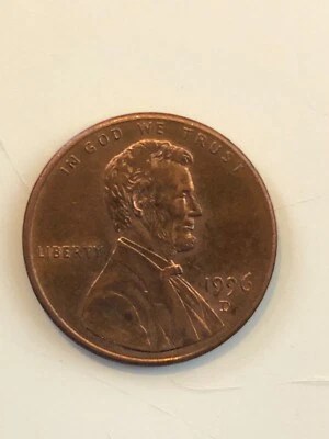 1996 D Lincoln Memorial one penny coin - Image 1 of 2