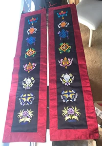 LOT of 2 ~ Tapestry Wall Art ~ Home Decor  Banner Hanging - 2 sided - Picture 1 of 7