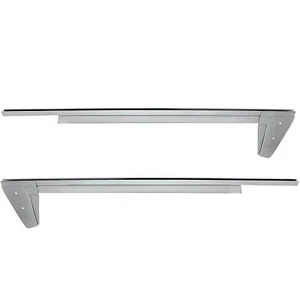 67-72 Chevy GMC Truck LH & RH Side Door Window Lower Glass Run Channel Tracks Pr - Picture 1 of 3