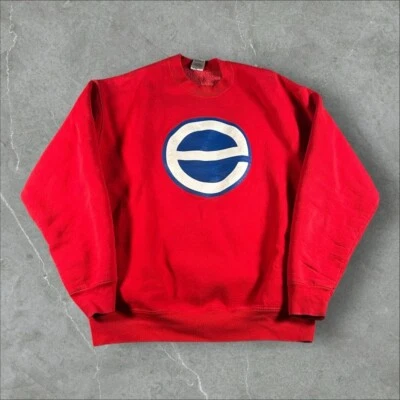 Vintage Rage Against The Machine Sweatshirt Men XL Red 90s Evil Empire Band Tour - Image 1 of 4