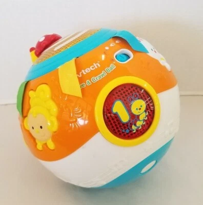Vtech Move & Crawl Ball Toddlers, Kids, Babies, Learning, Musical, Singing, - Image 1 of 4