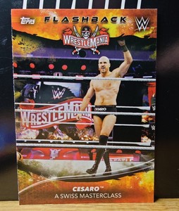 2021 WWE Superstars - #191 - Flashback - Cesaro - Topps