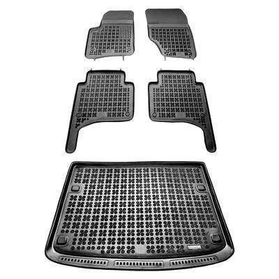 Set of Floor Mats and Mat for Porsche Cayenne I 2002-2010 / Volkswagen Touareg I - Image 1 of 4