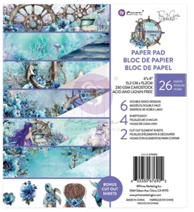 Prima A Mermaid's Tale 6x6 Papierblock The 3 Girls Tale 26 Blatt - Bild 1 von 1