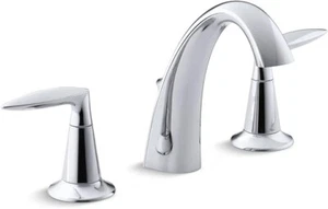 KOHLER K-45102-4-CP Alteo 2-Griff breite Badarmatur poliert chrom - Bild 1 von 3