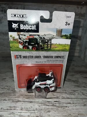 1/64 Scale Bobcat S76 Skid Steer Loader Ertl Die-Cast - Image 1 of 4