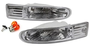 fit 2000-2002 Mistubishi Eclipse Crystal Clear Front Bumper Signal Lights PAIR - Picture 1 of 1