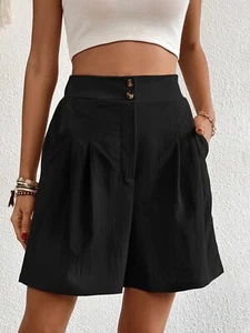 High-waisted pocket shorts for women - Picture 1 of 68