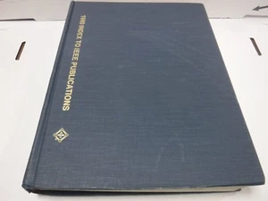 IEEE 1980 Publications Index Hardcover Bound Book Ex-FAA 121818AME4 - Imagen 1 de 2