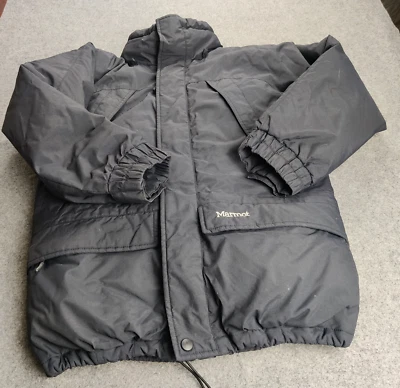 Marmot вниз куртки молодежи средний черный 650 заполнить вниз мальчика повседневный играть школы  - Изображение 1 из 4