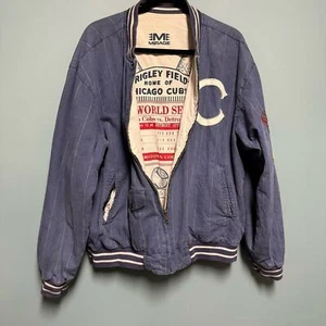Vintage Mirage Cooperstown Reversible Chicago Cubs Jacket World Series - Picture 1 of 16