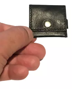 MÜNZSET LEDER GELDBÖRSE Zaubertrick Utility Geld Halter Requisite Tasche Druckknopf Geldbörse - Bild 1 von 10