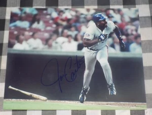 Joe Carter Signed 8x10 Photo Toronto Blue Jays World Series GW HR - Picture 1 of 1