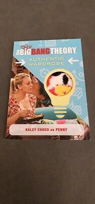 Big Bang Theory Seasons 6 & 7 Authentic Wardrobe Card M-35 KALEY CUOCO as PENNY - Image 1 of 2