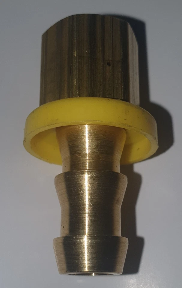 Continental 3DVC7 Push-On Hose Fitting 3/8in x 1/4in Hose Barb x NPTF Qty 73 - Image 1 of 2