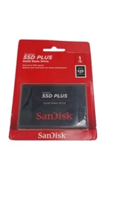 Brand New - SanDisk SSD Plus 1TB 2.5 inch SATA III Internal (SDSSDA-1T00-G26) - Picture 1 of 2