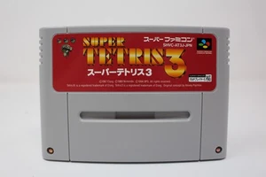 Super Tetris 3 Nintendo Super Famicom Japanese Cartridge Only - Picture 1 of 2