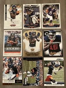 Brandon Marshall 9 Karten Lot. Verschiedene Spieler- & Steckkarten. Chicago Bears - Bild 1 von 1