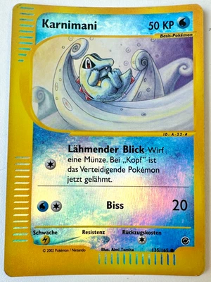 Pokemon Karte TCG Karnimani 135/165 Expedition Re Holo Rare Vintage Deutsch LP - Bild 1 von 4