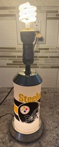 Vintage Pittsburgh Steelers Tisch/Schreibtischlampe 1991 P & K Products Co NFL ohne Schirm 3WEGE - Bild 1 von 11