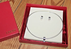 Schmuck Ohrringe und Anhänger Perle, Diamanten, Weißgold, 585, Collier Edelstahl - Bild 1 von 9