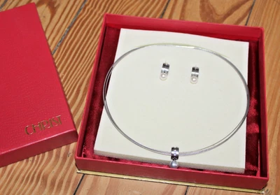 Schmuck Ohrringe und Anhänger Perle, Diamanten, Weißgold, 585, Collier Edelstahl - Bild 1 von 4