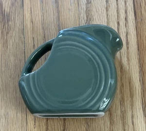 Fiesta® SAGE Green Mini Disk Disc Pitcher / Creamer New 1st Quality - Picture 1 of 4