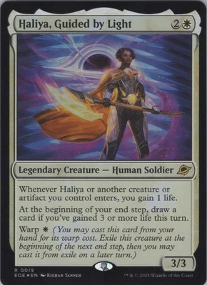 MTG (FOIL) Haliya, Guided by Light R Edge of Eternities 19 NM - Image 1 of 2