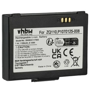 Akku für Bixolon SPP-R210 Scanner 1100mAh - Afbeelding 1 van 9
