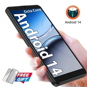 2025 Neu 5,5" Dual SIM Smartphone Android14 4G LTE Handy Ohne Vertrag 2850mAh DE - Bild 1 von 27