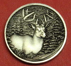 HOBO Nickel Whitetail Deer Buck realizzato in vero nichel USA - Foto 1 di 2