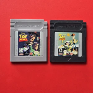 Toy Story 1 2 Game Boy Nintendo Original GB Lot 2 Disney Games Woody Buzzlight - Picture 1 of 7