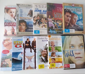 DVD Bulk Bundle 12 x Movies Drama Romantic Comedy Feelgood Emotional Epic R4 - Picture 1 of 17