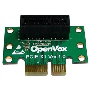 OpenVox ACC1002 PCIE PCI-E X1 PCI-Express Riser Card 1U 2U Slot Adapter - Picture 1 of 1