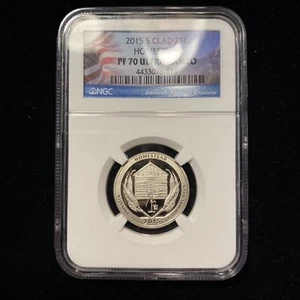2015 S Homestead Clad Mint Proof Quarter ATB National Park ~ NGC Proof 70 - Picture 1 of 2