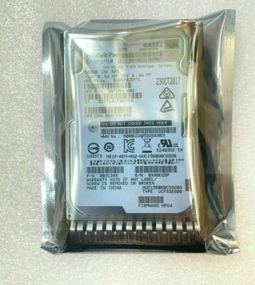 NEW HP 870757-B21 870794-001 2.5" 600GB 12Gb/s SAS 15K SFF SC HP HDD Hard Drive - Image 1 of 3