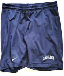 Nike UNC Carolina Women's Shorts XL Blue Workout Tights Gym Yoga Rowing NWT - Picture 1 of 3
