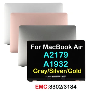 New LCD Screen For Macbook Air 13" A1932/A2179 Replacement Display+Top Cover USA - Picture 1 of 24