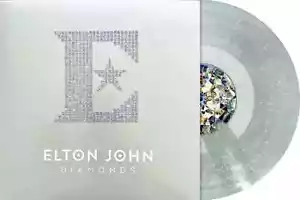 Elton John Diamonds Vinyl Diamond Effect Crystal Blood Records Bad World Album - Picture 1 of 1